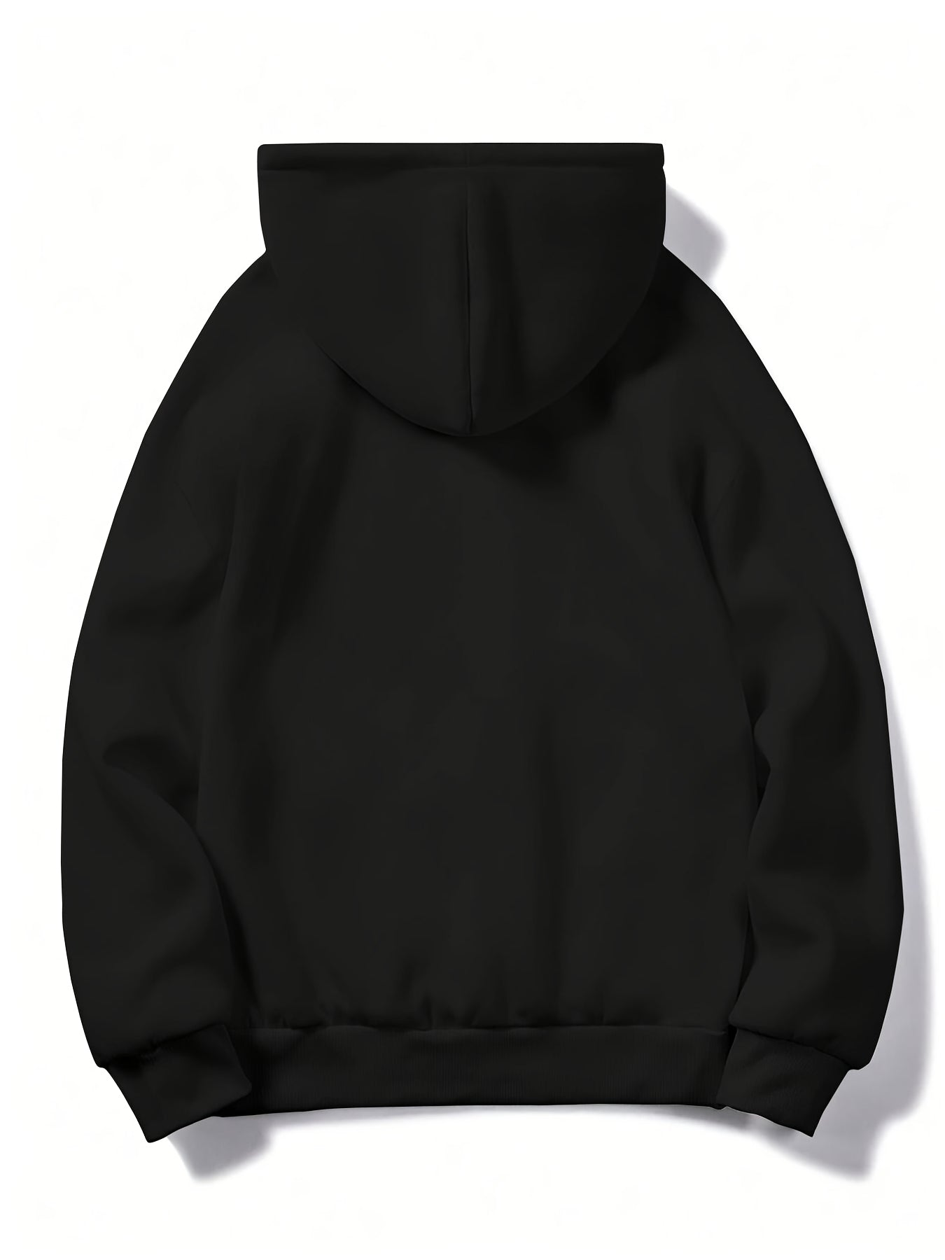 Print Long Sleeve Hoodie - Soft Drawstring Hooded Sweatshirt with Spacious Kangaroo Pocket, Casual Comfortable Versatile Top for Autumn and Winter Season, Perfect for Outdoor Activities and Daily Wear hoodies for men graphic