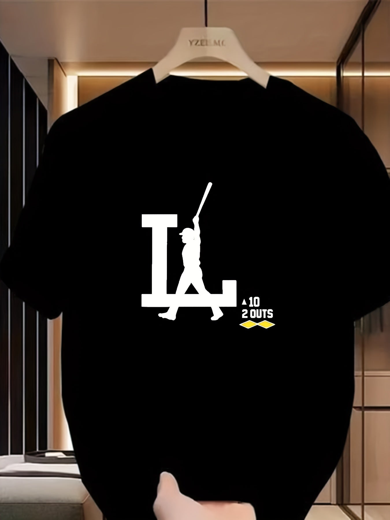 Men's cotton short-sleeved T-shirt Summer thin round neck top versatile breathable casual tee basic solid color single piece