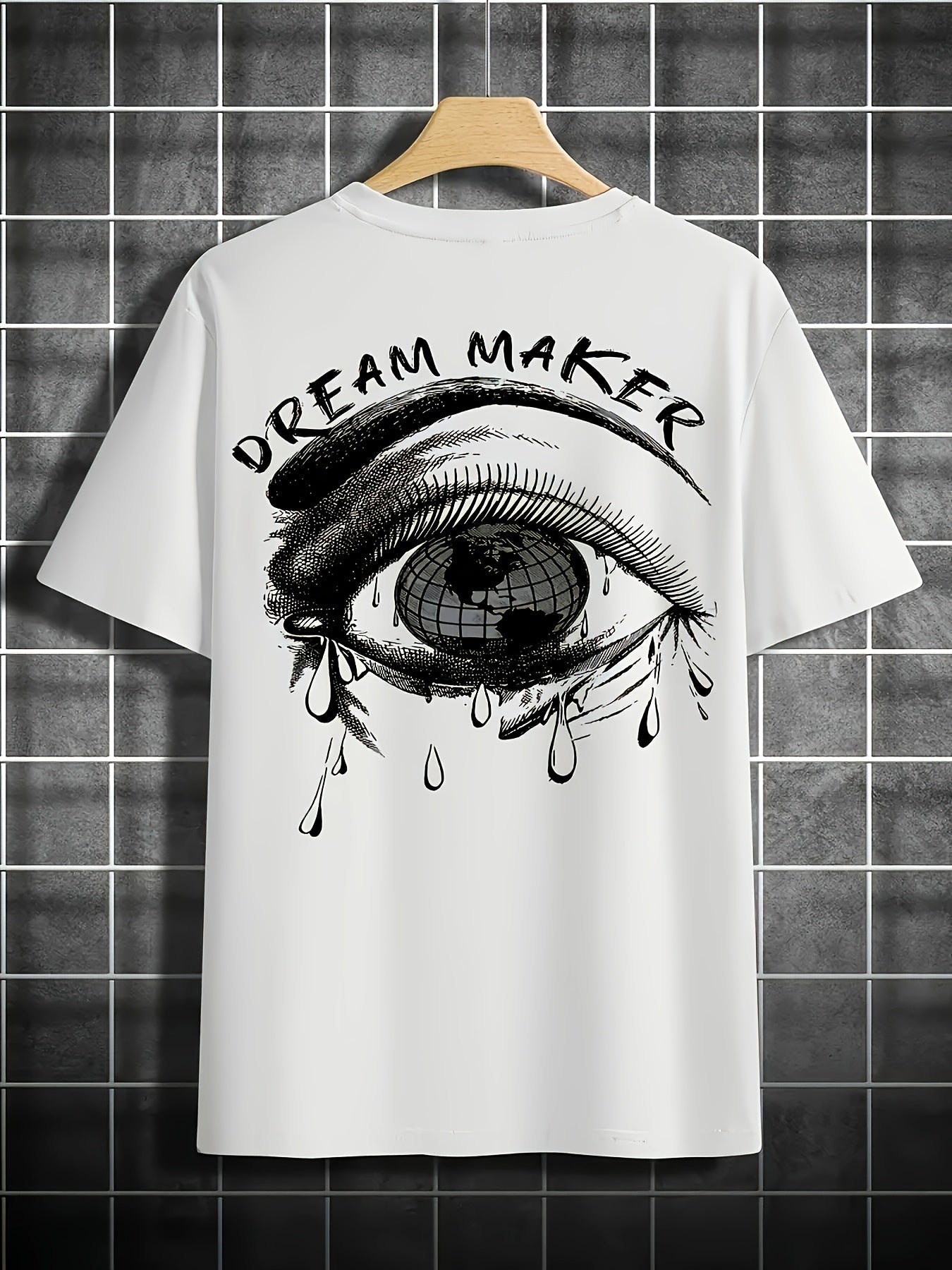 4pcs Men's Graphic Tees - \