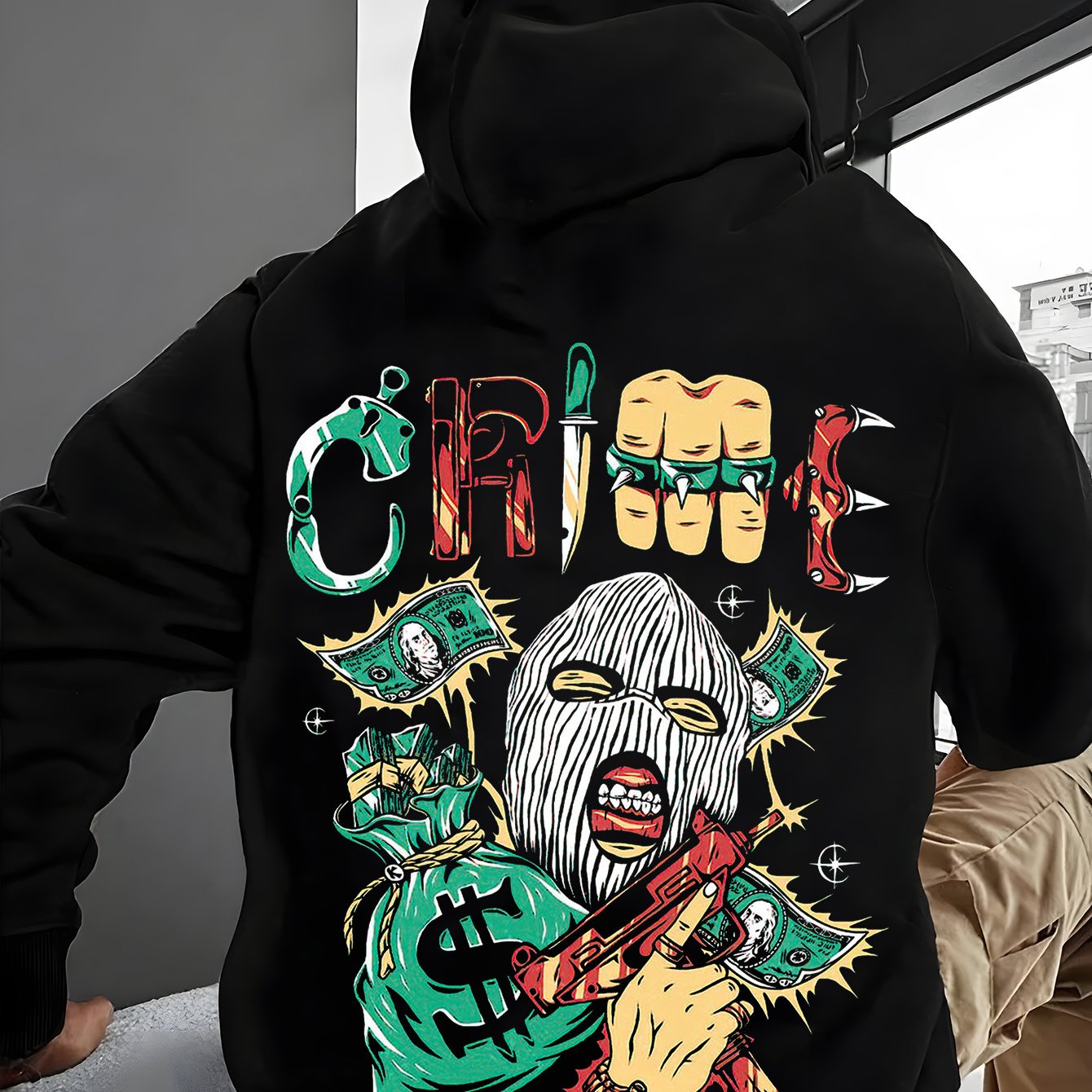 Men's Trendy Graphic Hoodie with \
