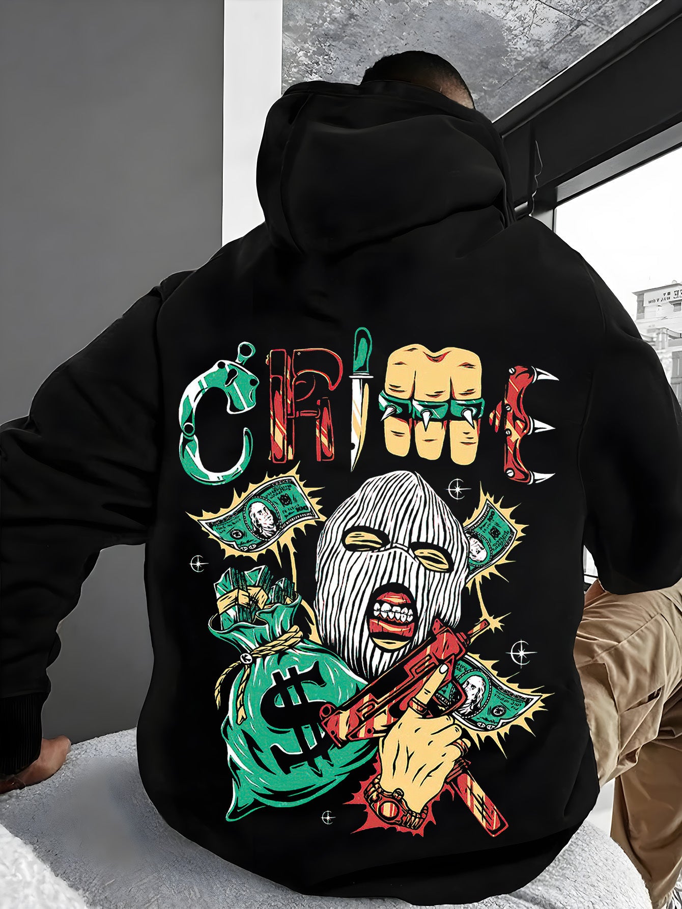 Men's Trendy Graphic Hoodie with \