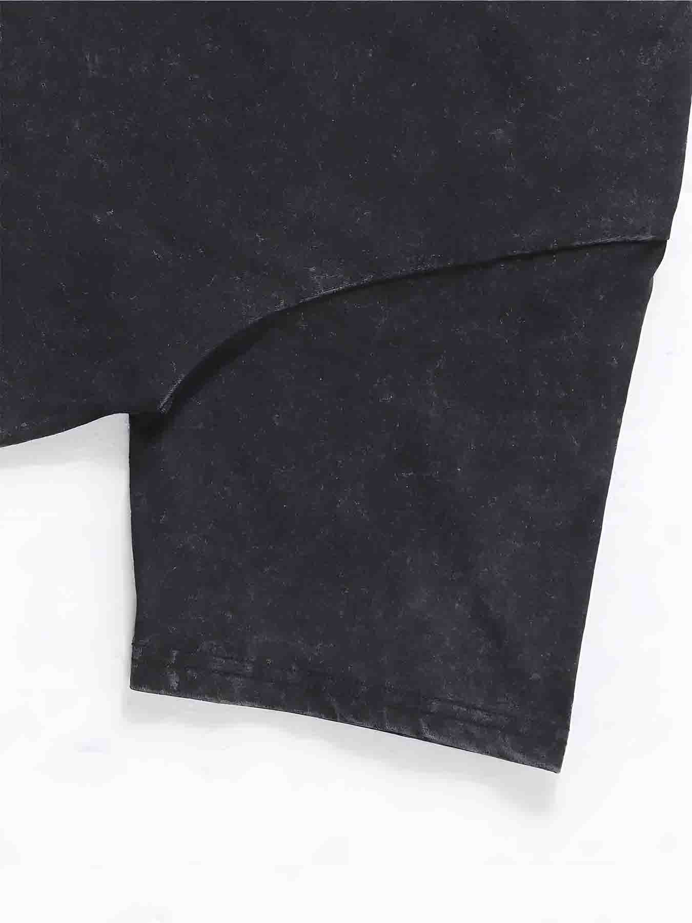 1pc Men's Van Gogh Starry Night Graphic T-Shirt - 230gsm Heavyweight Cotton Relaxed Fit Streetwear Tee, Vintage Washed Casual Shirt for Summer & Holiday Gifts