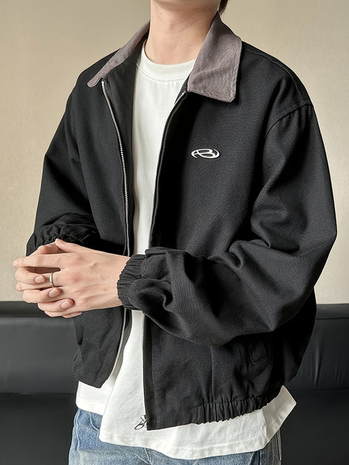 American Detroit Jacket Men's Spring And Autumn Tide Brand Retro Loose Couple Lapel Jacket Men