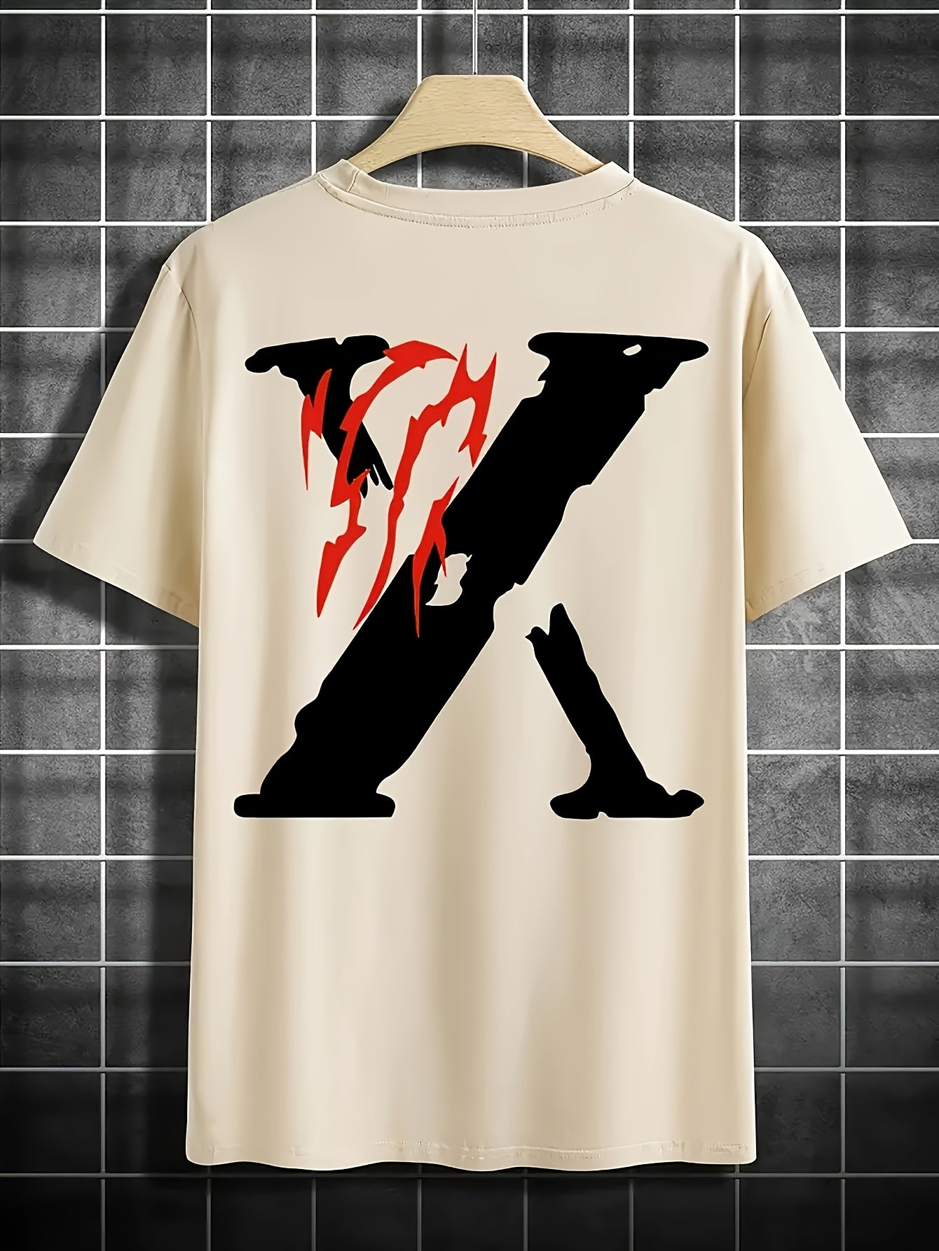 4pcs Men's Graphic Tees - \