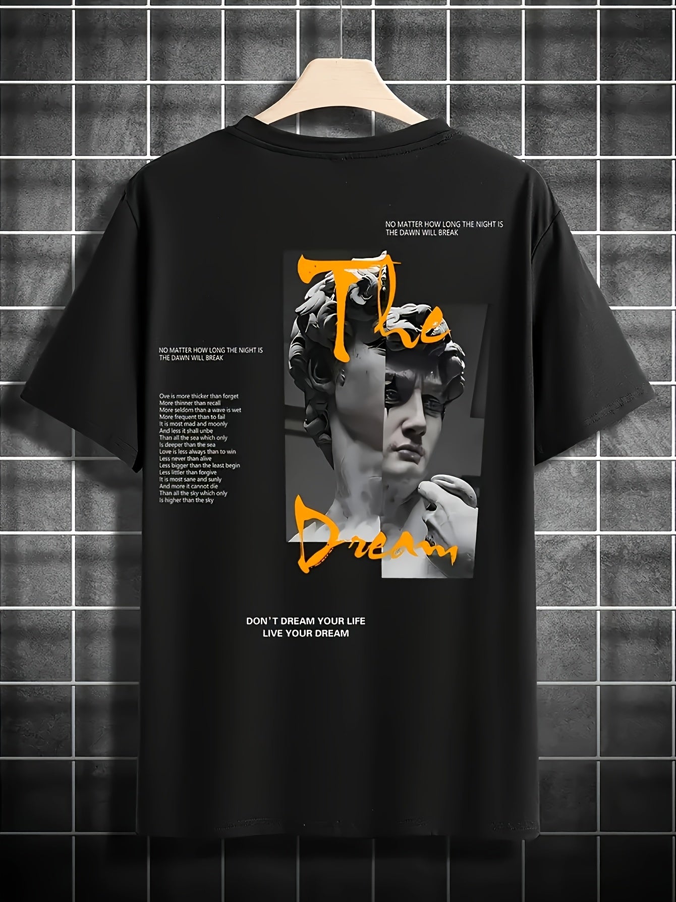 4pcs Men's Graphic Tees - \